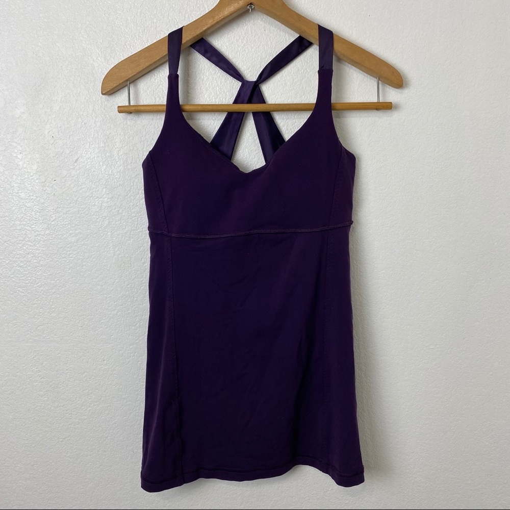 Lululemon Purple Tank Top Practice Daily size 6